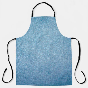 Blaue Textilien Schürze