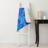 Blaue Textilien Sherpadecke (Beispiel)