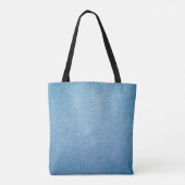 Blaue Textilien Tasche (Rückseite)