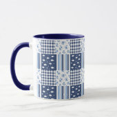 Blaue Texturen Tasse (Links)