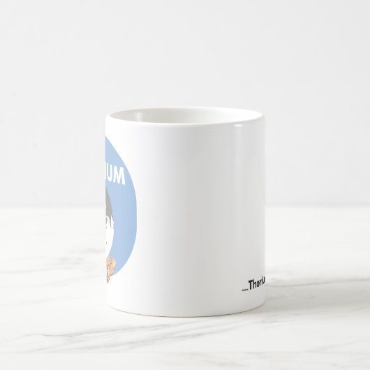 Blaue Thorium-Tasse Kaffeetasse (Mittel)