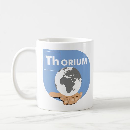 Blaue Thorium-Tasse Kaffeetasse (Links)