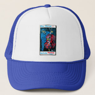 BLAUE THREAD TRUCKERKAPPE