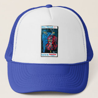 BLAUE THREAD TRUCKERKAPPE