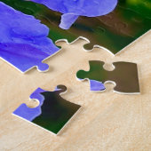 Blaue Thunbergia-Herrlichkeit Puzzle (Seite)