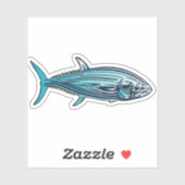 Blaue Thunfischfänger | Die Aufkleber (Blatt)