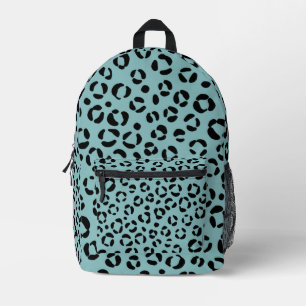 Blaue Tiermuster Bedruckter Rucksack