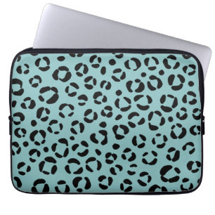 Blaue Tiermuster Laptopschutzhülle