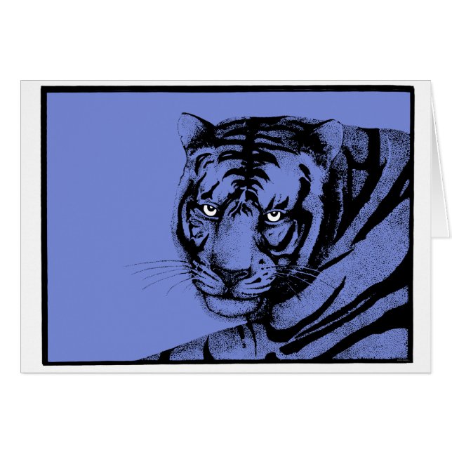 BLAUE TIGER (Vorderseite (Horizontal))