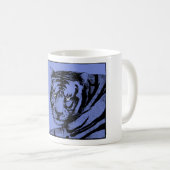 BLAUE TIGER KAFFEETASSE (VorderseiteRechts)