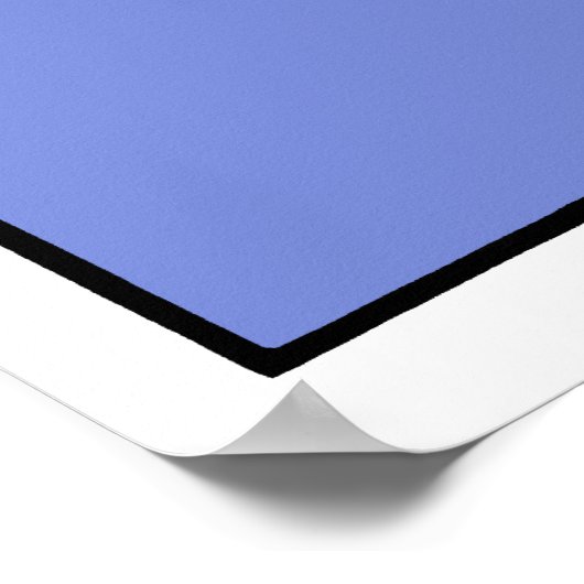 BLAUE TIGER POSTER (Ecke)