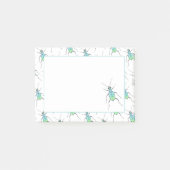 Blaue Tigerkäfer Liebe Bug Post-it Klebezettel (Vorderseite)