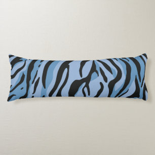Blaue Tigerstreifen Seitenschläferkissen