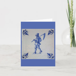 Blaue Tile Delft - Vorlage