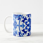 Blaue Tinte Orientalischer Becher Kaffeetasse (Links)