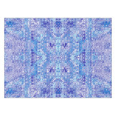 Blaue Tischdecke mit Muster für die Inneneinrichtu (Vorderseite (Horizontal))