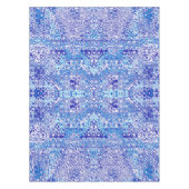 Blaue Tischdecke mit Muster für die Inneneinrichtu (Vorderseite)