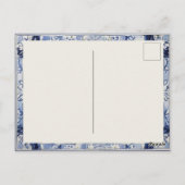 Blaue Titel und Zitronen aus Amalfi Italien Postkarte (Rückseite)