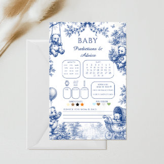 Blaue Toile-Baby-Vorhersagen & Rat