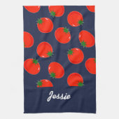 Blaue Tomaten Geschirrtuch (Vertikal)