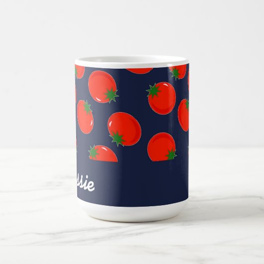 Blaue Tomaten Kaffeetasse (Mittel)