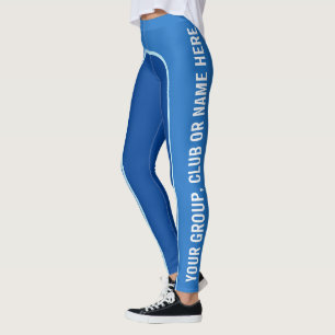 Blaue Töne kundengerechtes genanntes Leggings