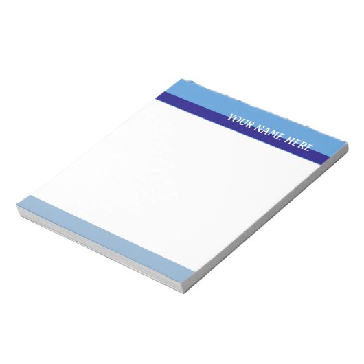 Blaue Töne Notizblock (Rotiert)
