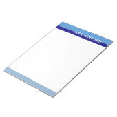 Blaue Töne Notizblock (angewinkelt)