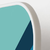 Blaue Tone Streifen Pickleball Schläger (Linke Seite)