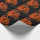 BLAUE TOS GESCHENKPAPIER (Ecke)