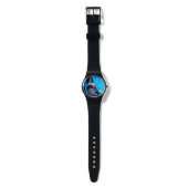 Blaue Toxin-Uhr Armbanduhr (Gurtband)