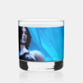 Blaue Toxinglasur Whiskyglas (Links)