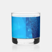 Blaue Toxinglasur Whiskyglas (Rechts)