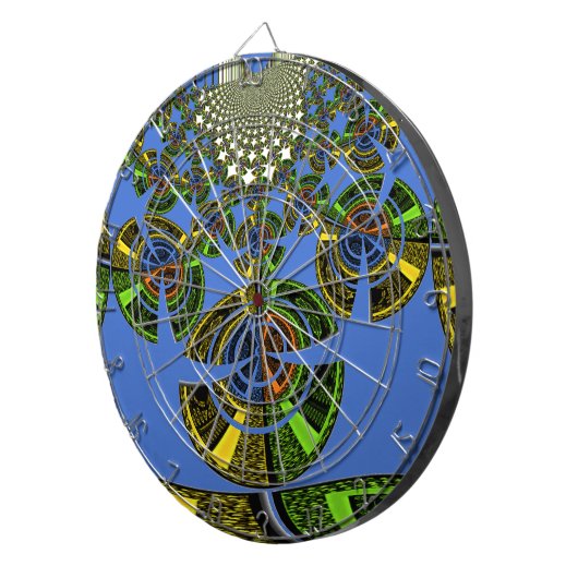 Blaue Tradition Dartscheibe (Vorderseite rechts)