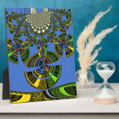 Blaue Tradition Fotoplatte (Seite)