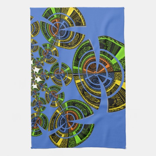 Blaue Tradition Handtuch (Vertikal)