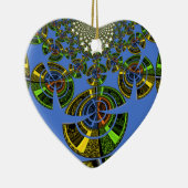 Blaue Tradition Keramikornament (Rechts)