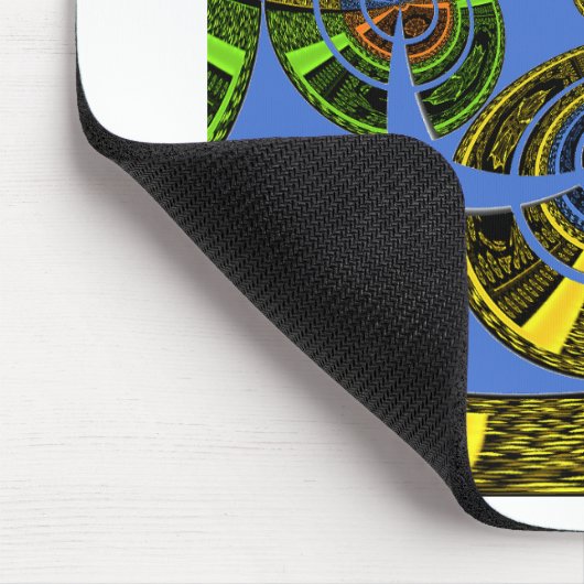 Blaue Tradition Mousepad (Ecke)