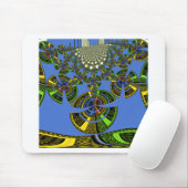 Blaue Tradition Mousepad (Mit Mouse)