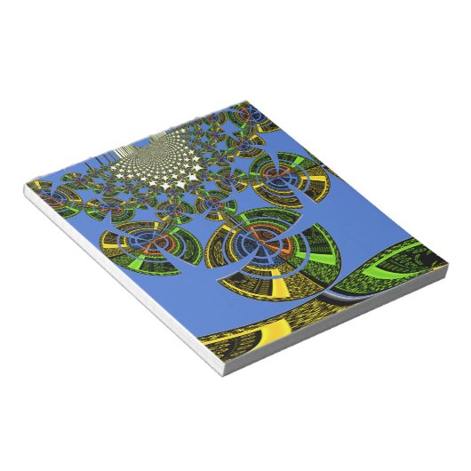 Blaue Tradition Notizblock (angewinkelt)