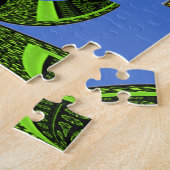 Blaue Tradition Puzzle (Seite)