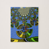 Blaue Tradition Puzzle (Vertikal)