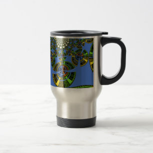 Blaue Tradition Reisebecher