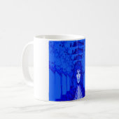 Blaue Trance Kaffeetasse (Vorderseite Links)