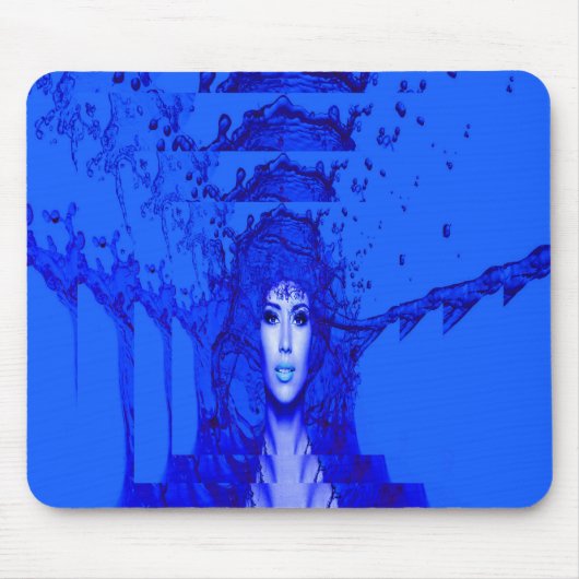 Blaue Trance Mousepad (Vorne)