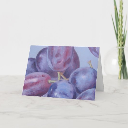 Blaue Traube Karte (Vorderseite)