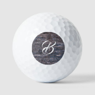 Blaue Trauben-Attrappen-Webart auf Jute Golfball
