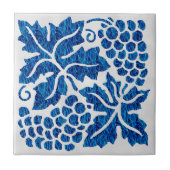 Blaue Trauben Fliese (Vorderseite)