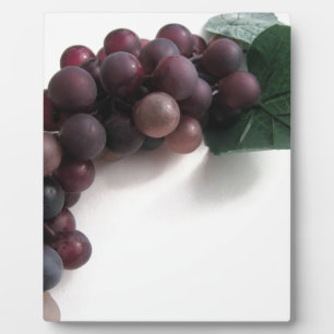 Blaue Trauben Fotoplatte