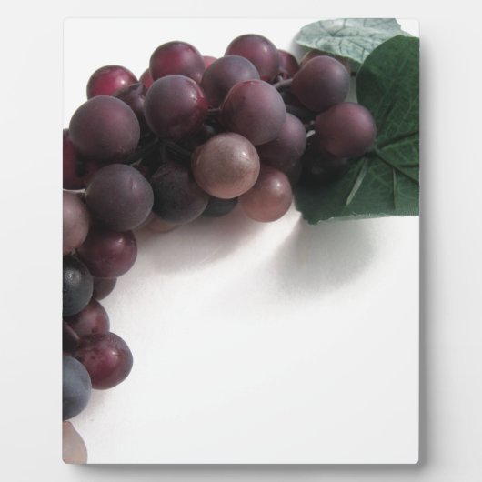 Blaue Trauben Fotoplatte (Vorderseite)